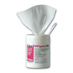 MET-METREX Caviwipes Disinfecting Towelette Flat Pack, 7in X 9in 3 Minute Action 45/Pk