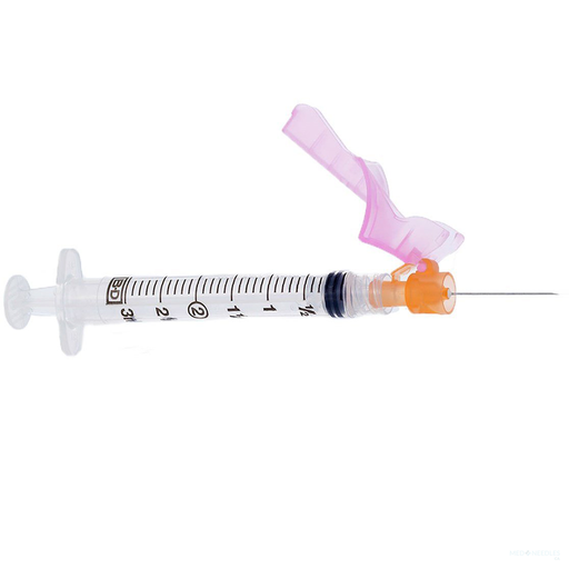 ML-MedLine Needle only bd eclipse safety for luer-lok syringe 25gx5/8" sterile box/100 each