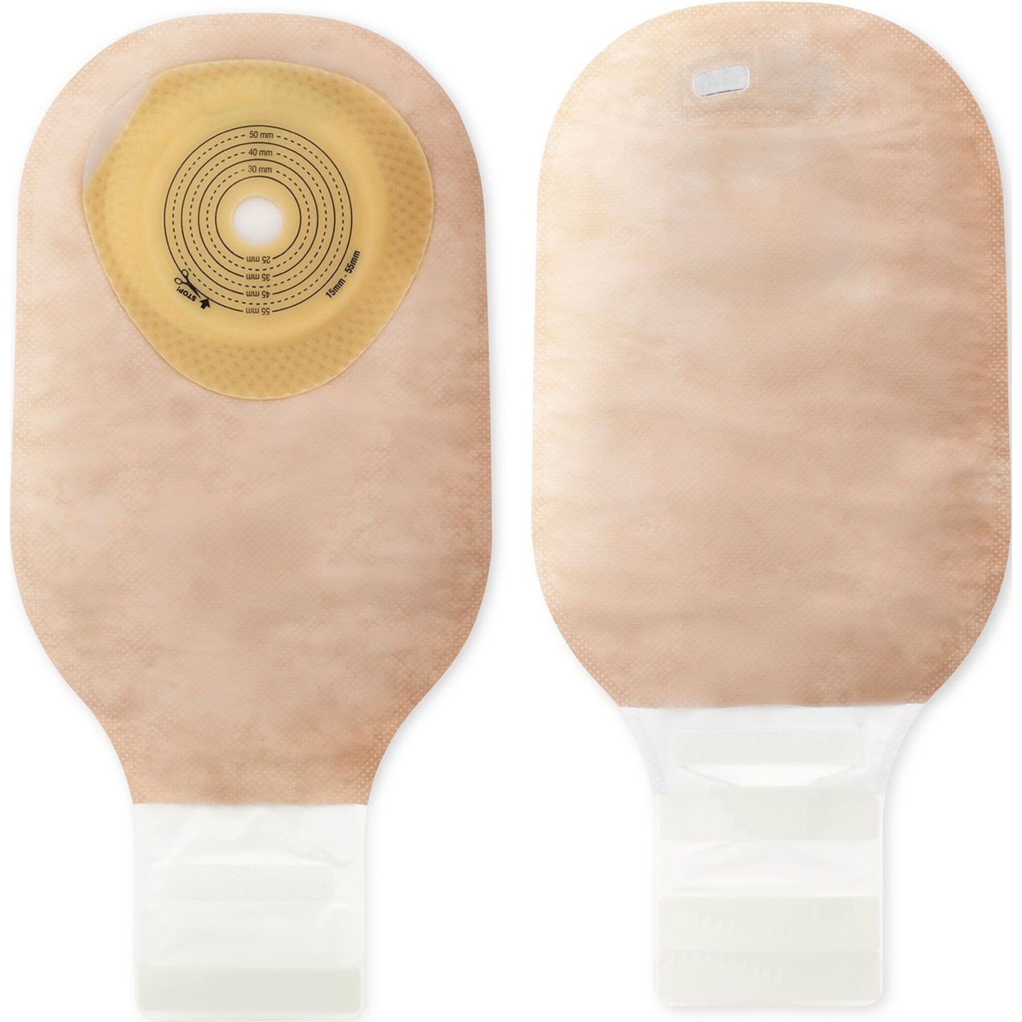 HOL- Hollister Hollister 1-Piece Drainable Ostomy Pouch Lock 'n Roll Closure 1-1/2'' (5/bx)
