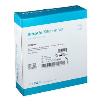 Coloplast Coloplast Biatain Silicone Lite Foam Dressing 5in X 5in (12.5cm X 12.5cm)