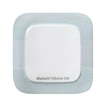 COL-Coloplast Coloplast Biatain Silicone Lite Foam Dressing 5in X 5in (12.5cm X 12.5cm)