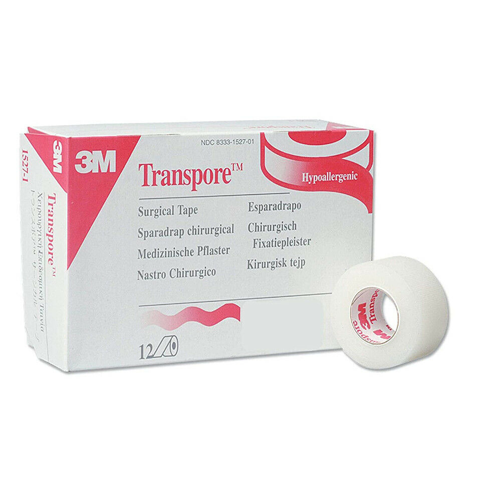 3M-3M 3M™ Transpore™ Medical Tape 1 in x 10 yd 2.5 cm x 9.1 m