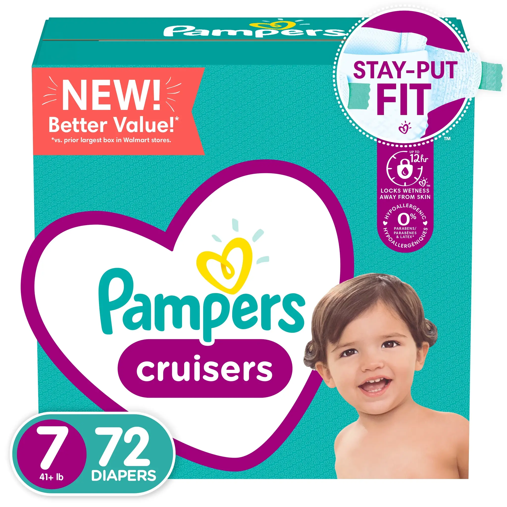 PG-Pampers Pampers Cruisers Size 7 (72/bx)