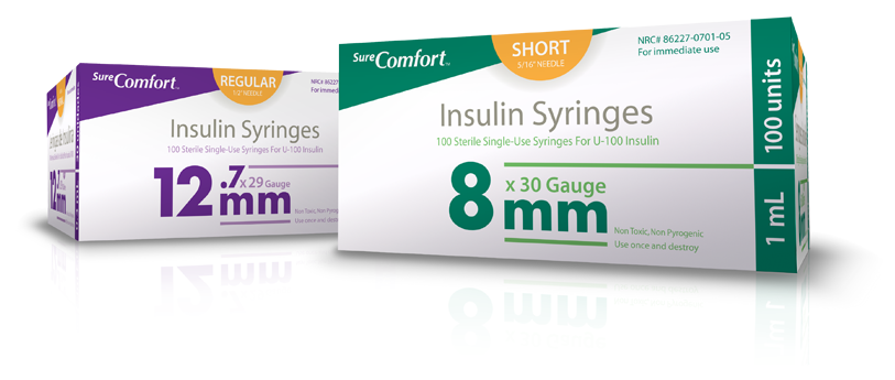 SC-Sure Comfort Sure Comfort Insulin Syringes 100/bx
