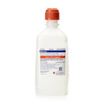 BX-Baxter Normal Saline (Sodium Chloride) 0.9% For Irrigation Bottle 1000ml