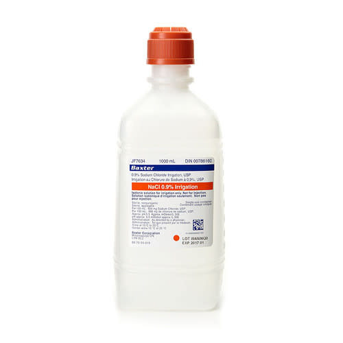 BX-Baxter Normal Saline (Sodium Chloride) 0.9% For Irrigation Bottle 1000ml