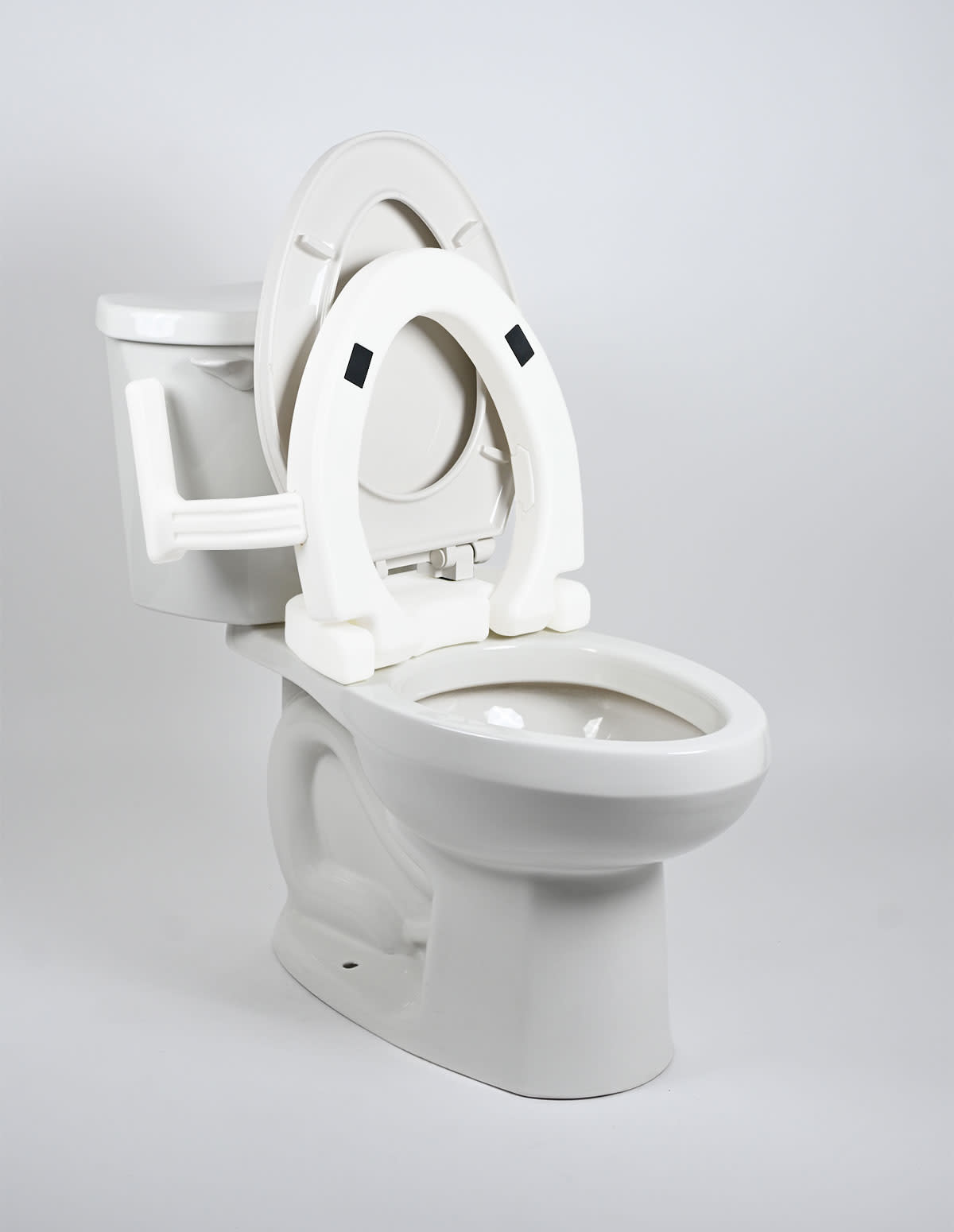 MOBB - MOBB MOBB 2" Hinged Raised Toilet Seat w/Handles