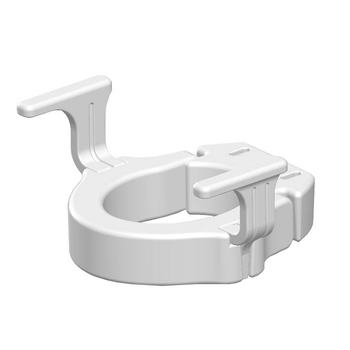 MOBB - MOBB MOBB 4" Hinged Raised Toilet Seat w/Handles