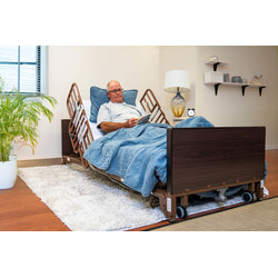 Probasics ProBasics 2-Motor Full Electric High Low Bed Package w/Half Rails & Aruba-200 Mattress