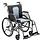 DRV-Drive Medical Drive AeroFly™ Ultra-Lite Wheelchair Grey/Blue  18" x 16" (250 lbs)