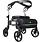 EVO - Evolution Trillium Wheels Walker Regular Black with Tall Handles (Ext: 34.5" - 37.5")