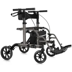 Evolution Sierra Explorer 2 in 1 Transport Chair/Walker Combo Warm Grey