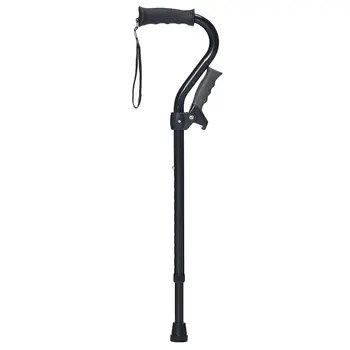 Carex Uplift Cane Retractable Handle Assists Black 250 lb Weight Capacity.