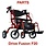 Airgo Backrest hardware kit for Airgo rollator/transport chair models like Fusion and Excursion