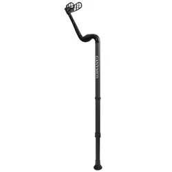 Ossenberg Forearm crutches GANYMED® Benchmark- Anatomic soft grip-struct black