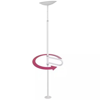 HealthCraft Products HEALTHCRAFT uPole with PivotBar Stainless Steel Transfer Pole (7-10 Feet)