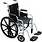 Drive Medical Drive Poly-Fly Transport Wheelchair Light Weight Quick Release Wheels 250lbs