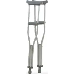 PRB - Probasics PROBASICS High Quality Adult Aluminum Tall Crutches Adjustable 5'10" - 6'6"