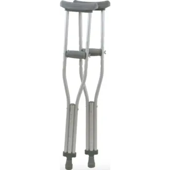 Probasics PROBASICS High Quality Adult Aluminum Tall Crutches Adjustable 5'10" - 6'6"