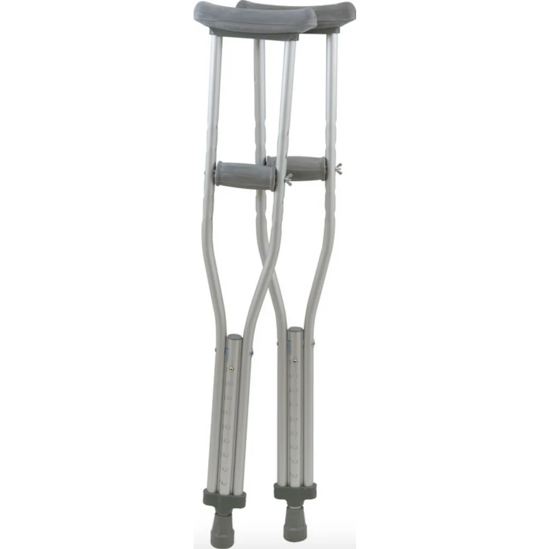 PRB - Probasics PROBASICS High Quality Adult Aluminum Tall Crutches Adjustable 5'10" - 6'6"