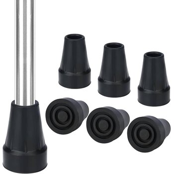 DRV-Drive Medical Crutch Tips Black