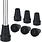 DRV-Drive Medical Crutch Tips Black
