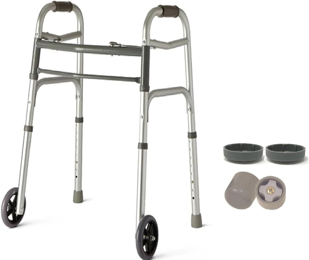 DRV-Drive Medical Drive Junior Heavy Duty 2 Wheel Walker 500lbs