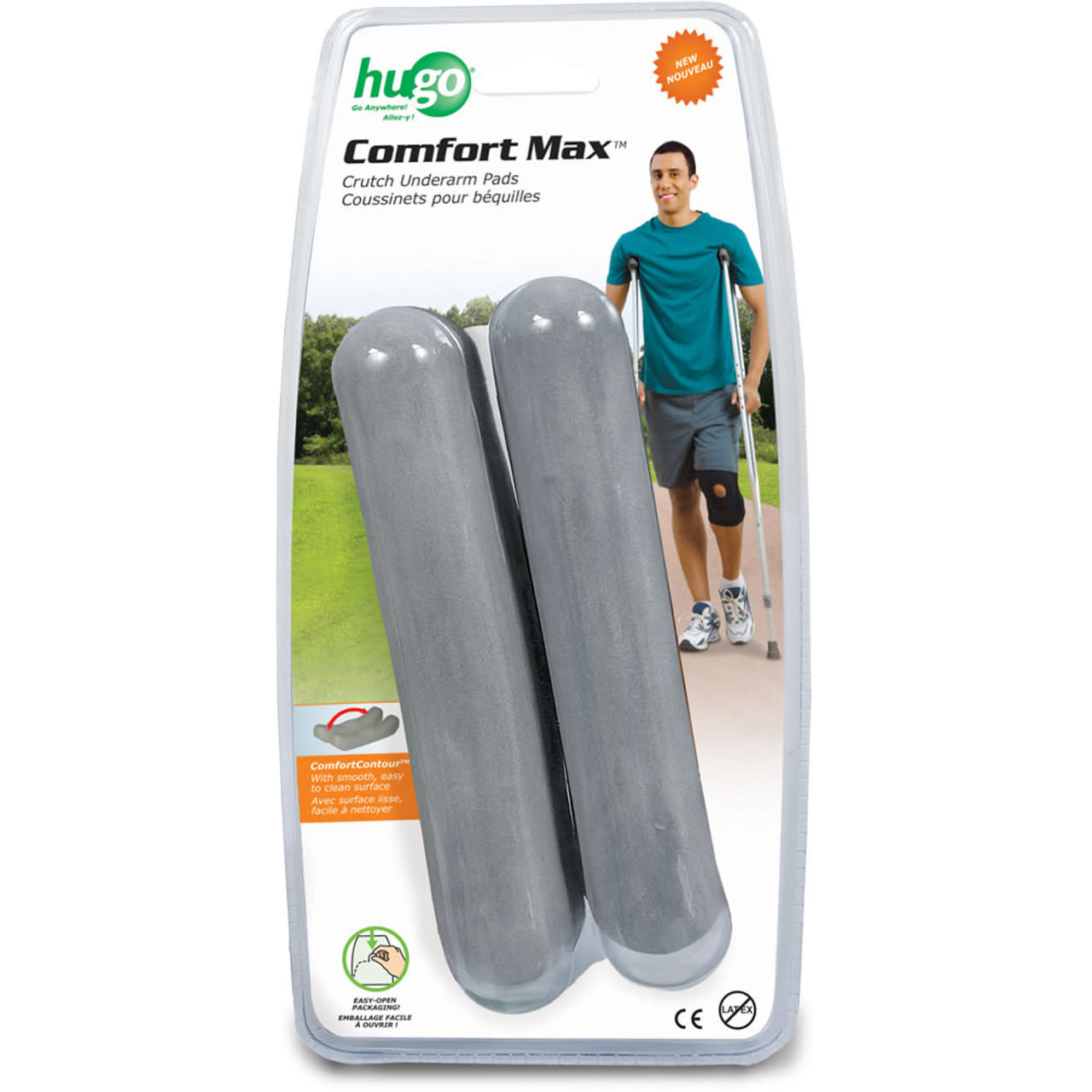 DRV-Drive Medical Hugo Comfort Max Crutch Underarm Pads 6/bx