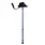 WLKE-WalkEasy Adult Platform Crutch with Velcro Sleeve Blue