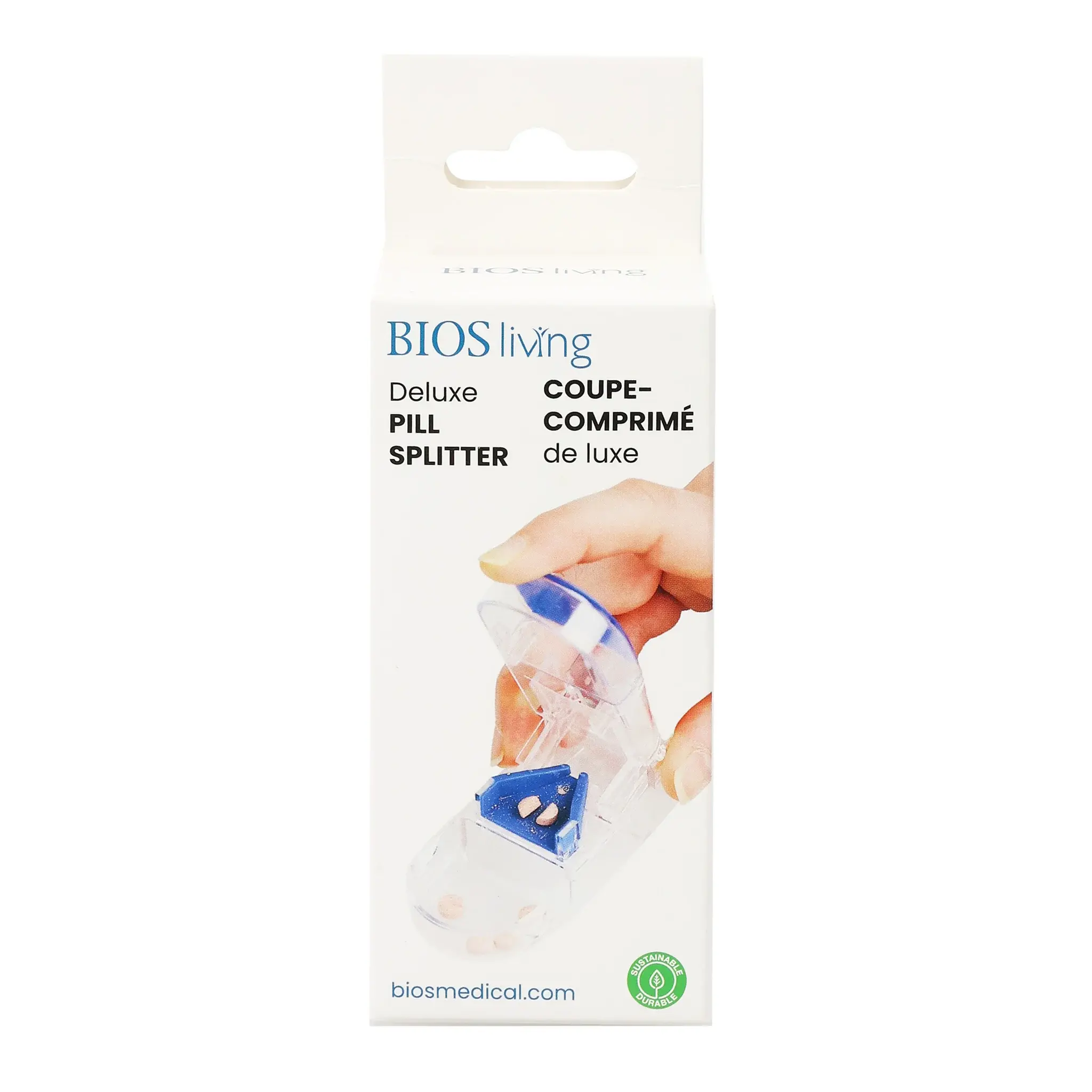 BOS-BIOS Bios Deluxe Pill Splitter with Blade Guard