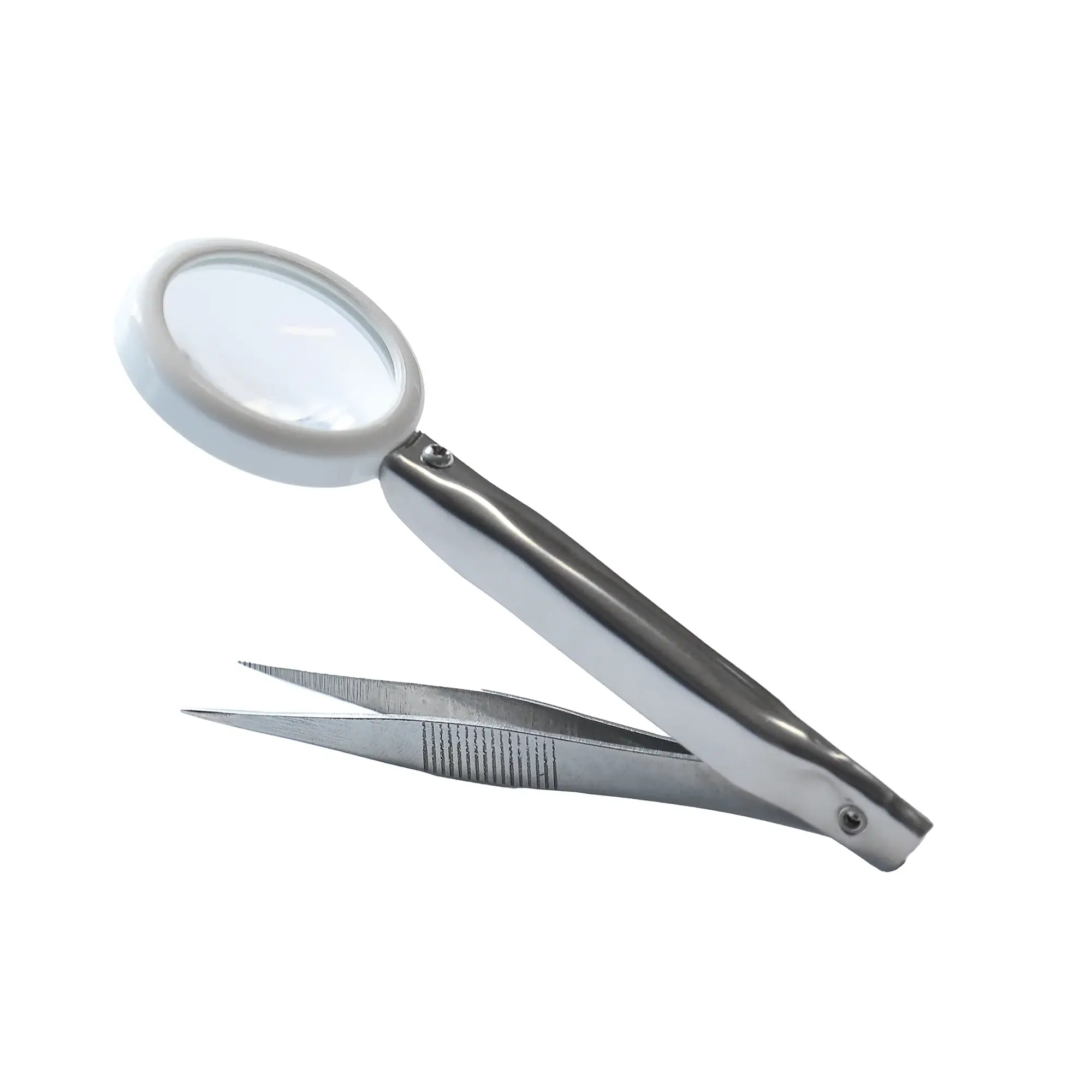 BOS-BIOS Tweezer with Magnifier up to 8x Magnification for Fine Precision