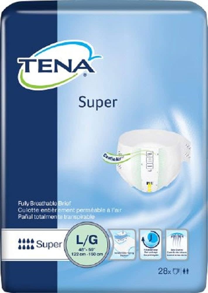 TENA-Tena Tena ProSkin Overnight Super Brief Box 28/bg 2/bx