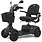 GLD-Golden Companion 4 Wheel Full Size Scooter 400 lbs  Grey