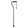Airgo Airgo Comfort-Plus Aluminum Cane w/Offset Handle Blue 6/bx