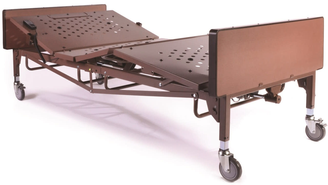 PRB - Probasics Probasics Full-Electric 42" Bariatric Hospital Bed Bundle with Foam Mattress & Side Rails