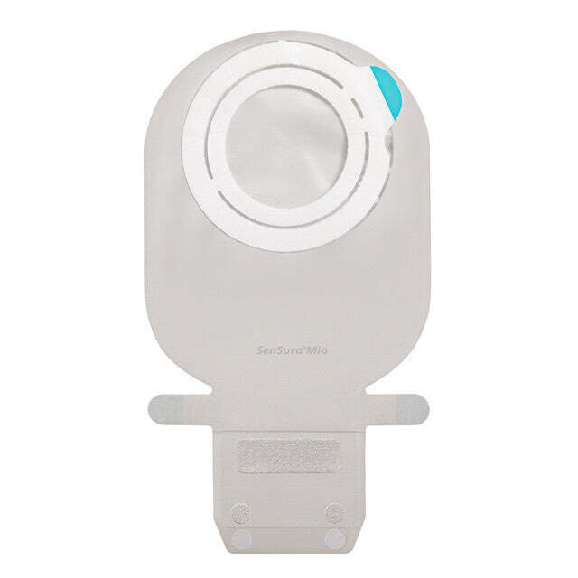 HOL- Hollister Coloplast Sensura Mio 2 Pc Flex Pouch, Drainable, Maxi, Transparent, Flange Size 50mm 10/Bx