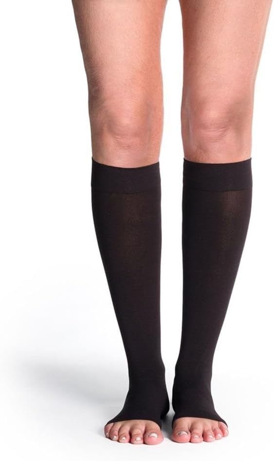SGV-SIGVARIS Style Soft Opaque for Women Knee High 20-30mmHg Open Toe