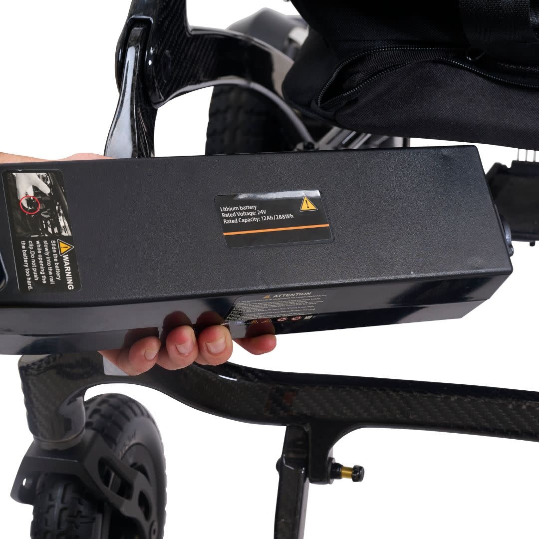 GLD-Golden Cricket GP-302 Ultra-Light Carbon Fiber Power Wheelchair