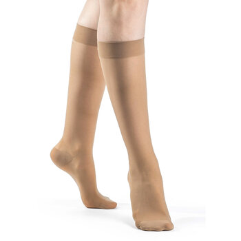 SGV-SIGVARIS Sigvaris 782C Style Sheer Knee High 20-30mmHg W LS Honey