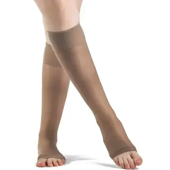 SGV-SIGVARIS 120C Sheer Fashion 15-20mmHg Open Toe Size C Honey