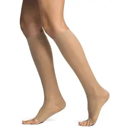 SIGVARIS 120C Sheer Fashion 15-20mmHg Open Toe Size A Golden