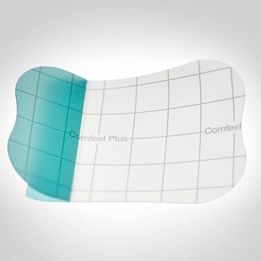 COL-Coloplast Comfeel Plus Transparent Dressing – 4 in × 4 in (10 cm × 10 cm) BX/10