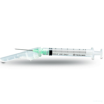 ML-MedLine Terumo Medical Corporation Surguard-3 Safety Syringe with Needle 3cc 25gx1" 100/Bx