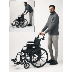 MOBB - MOBB MOBB Pushpal Handle Extender for Wheelchairs, Transport Chairs & Rollators Adjustable Angle 0° - 180°