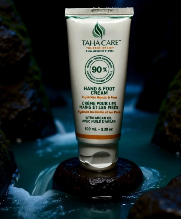 Taha Care Hand & Foot Cream Hydrates with Argan Oil - All Natural