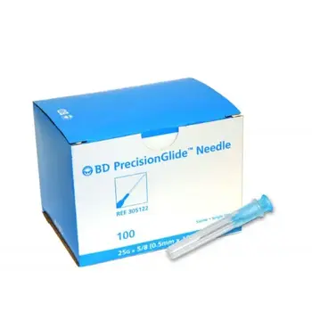 BD-BD Medical BD PrecisionGlide Hypodermic Needle 100/bx 25g x 5/8" single