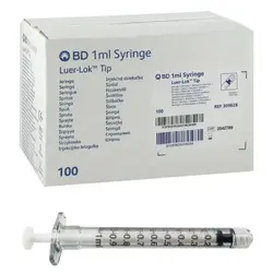 BD Medical BD Syringe Only 1ml Luer Lock Sterile