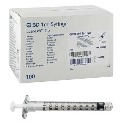 BD-BD Medical BD Syringe Only 1ml Luer Lock Sterile