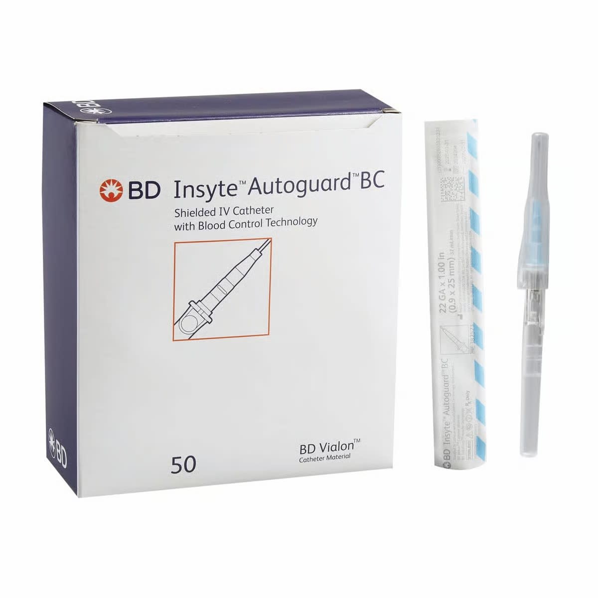 BD-BD Medical BD Insyte Auto-Guard BC Pro Safety IV Catheter 24G x 0.75" Sterile