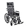 Drive Medical Drive Silver Sport Full Recline Wheelchair Detachable Full Arm (DFA) Elevated Foot Rest (ELR) Vinyl 300lbs